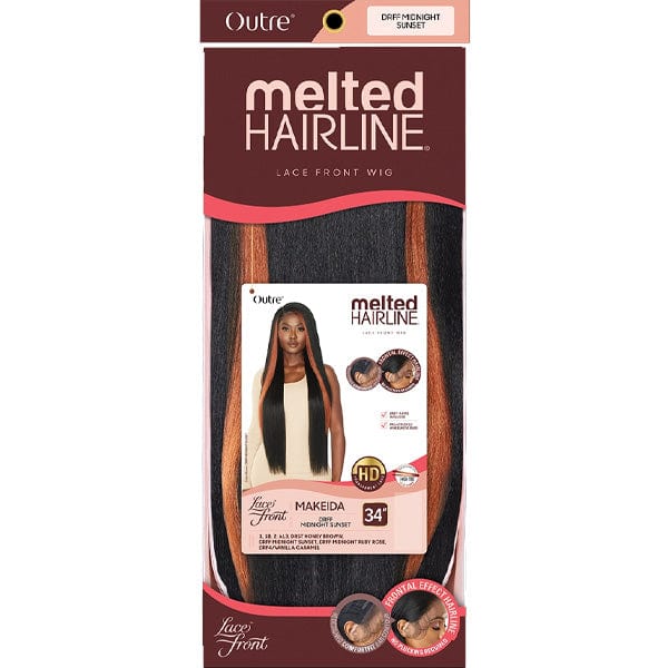 Outre Synthetic Melted Hairline HD Lace Front Wig - MAKEIDA - Image 7