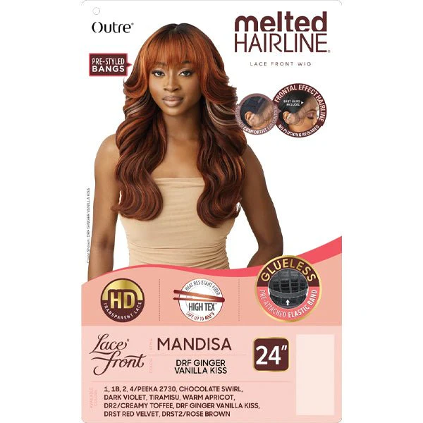 Outre Synthetic Melted Hairline HD Lace Front Wig - MANDISA - Image 6