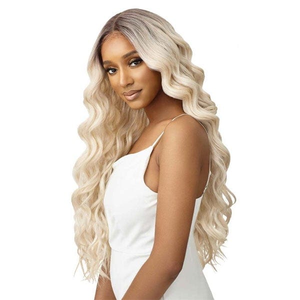 Outre Synthetic Sleeklay Part HD Lace Front Wig - ADELAIDE - Image 2