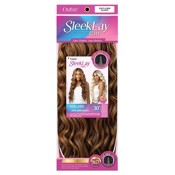 Outre Synthetic Sleeklay Part HD Lace Front Wig - ADELAIDE - Image 5
