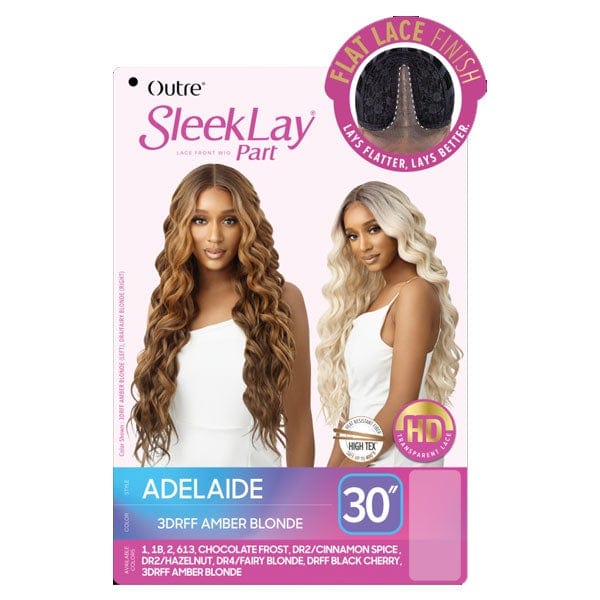Outre Synthetic Sleeklay Part HD Lace Front Wig - ADELAIDE - Image 6