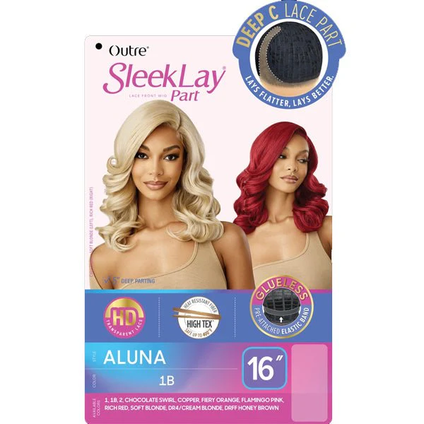 Outre Synthetic Sleeklay Part HD Lace Front Wig -  ALUNA - Image 5