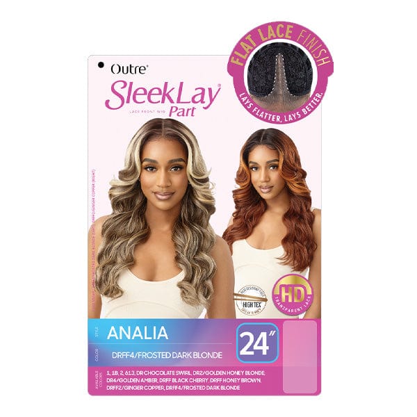 Outre Synthetic Sleeklay Part HD Lace Front Wig - ANALIA - Image 6