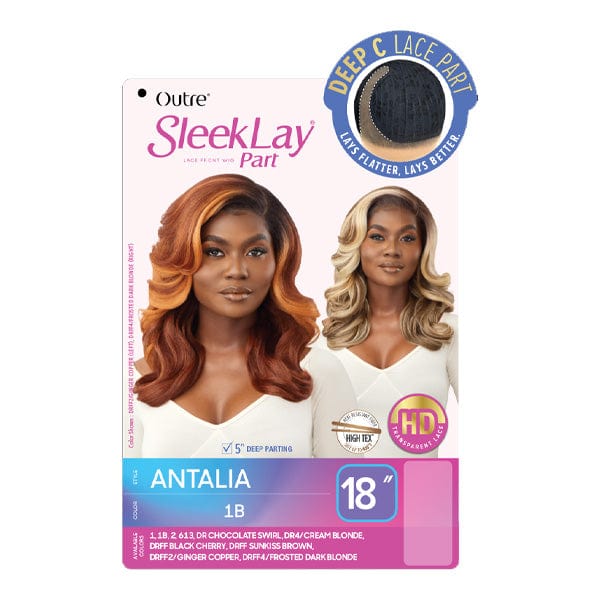 Outre Synthetic Sleeklay Part HD Lace Front Wig - ANTALIA - Image 5
