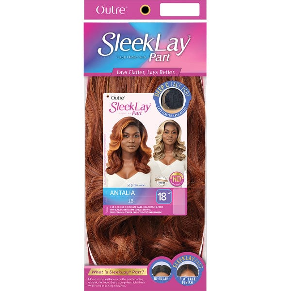 Outre Synthetic Sleeklay Part HD Lace Front Wig - ANTALIA - Image 6