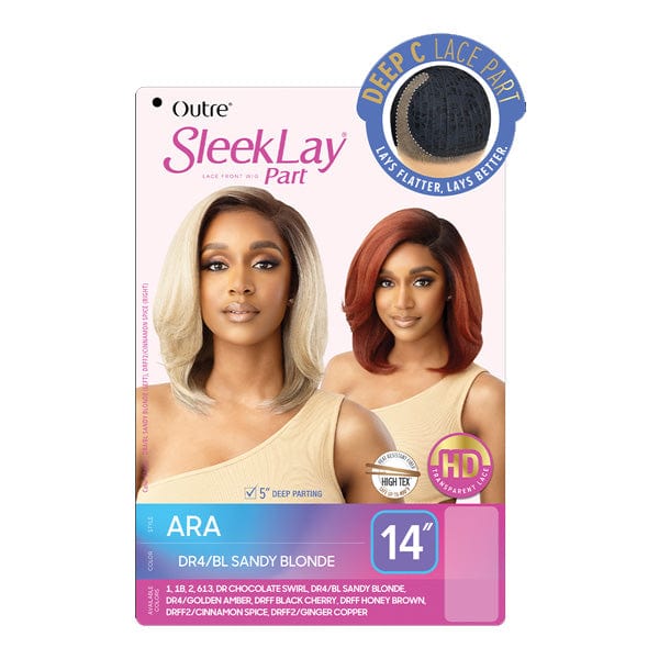 Outre Synthetic Sleeklay Part HD Lace Front Wig - ARA - Image 5