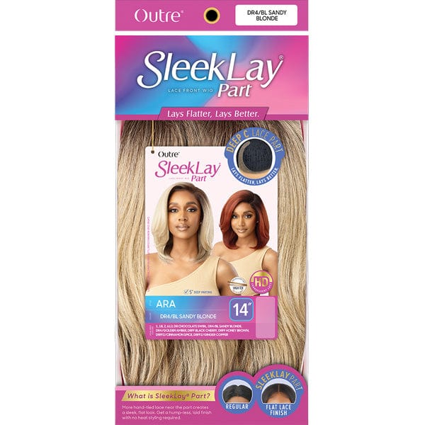 Outre Synthetic Sleeklay Part HD Lace Front Wig - ARA - Image 6