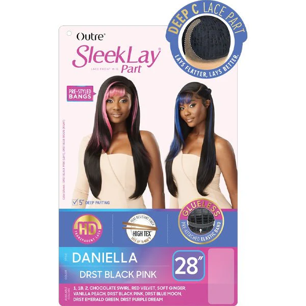 Outre Synthetic Sleeklay Part HD Lace Front Wig -  DANIELLA - Image 4