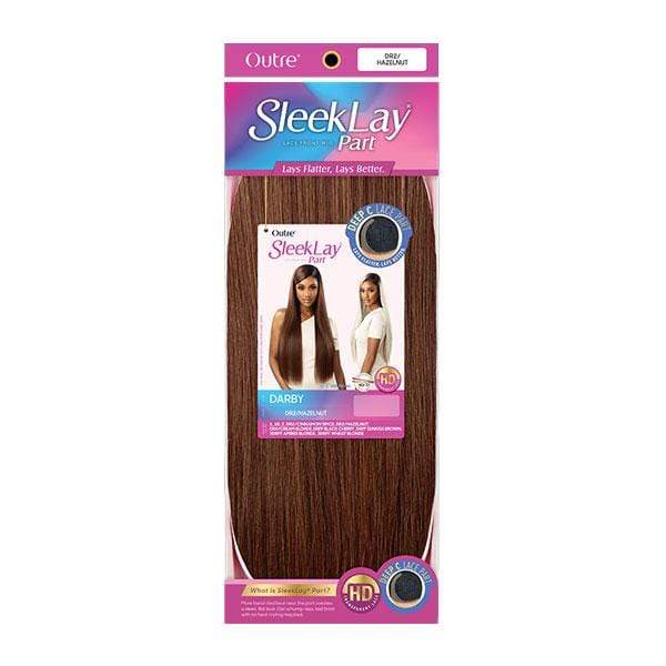 Outre Synthetic Sleeklay Part HD Lace Front Wig - DARBY - Image 5
