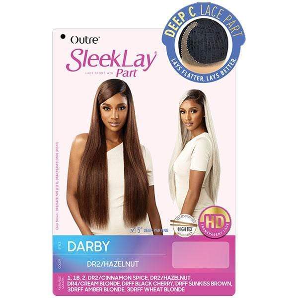 Outre Synthetic Sleeklay Part HD Lace Front Wig - DARBY - Image 7