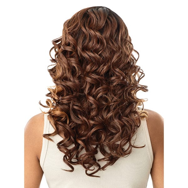 Outre Synthetic Sleeklay Part HD Lace Front Wig - EMERALDA - Image 4
