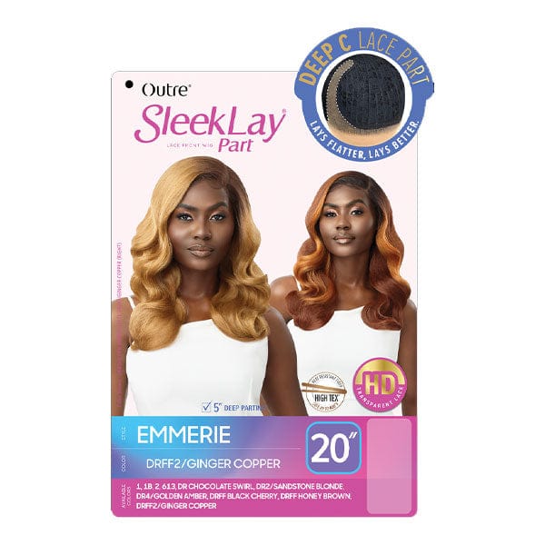 Outre Synthetic Sleeklay Part HD Lace Front Wig - EMMERIE - Image 5