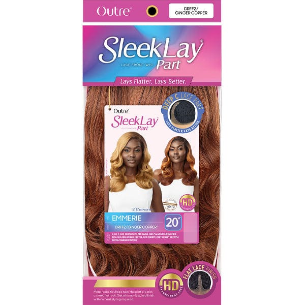 Outre Synthetic Sleeklay Part HD Lace Front Wig - EMMERIE - Image 6