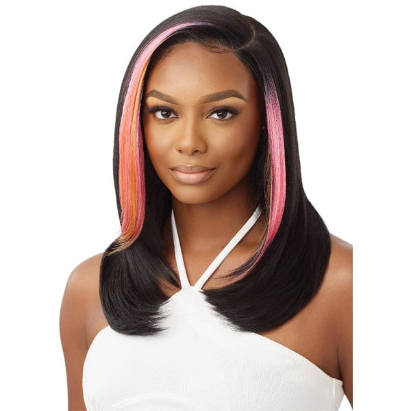Outre Synthetic Sleeklay Part HD Lace Front Wig - ETINA - Image 4