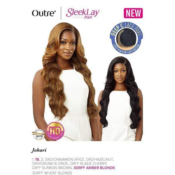 Outre Synthetic Sleeklay Part HD Lace Front Wig - JOHARI - Image 5