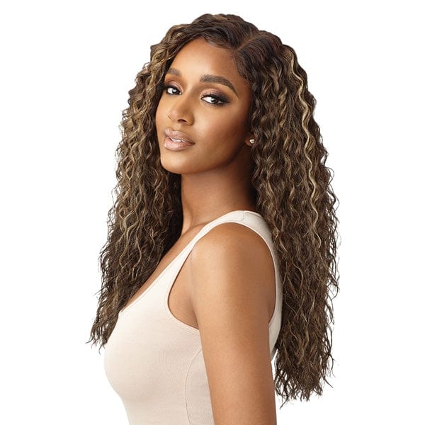 Outre Synthetic Sleeklay Part HD Lace Front Wig - KEOLA - Image 3