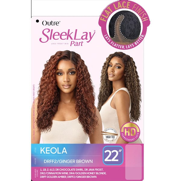 Outre Synthetic Sleeklay Part HD Lace Front Wig - KEOLA - Image 5