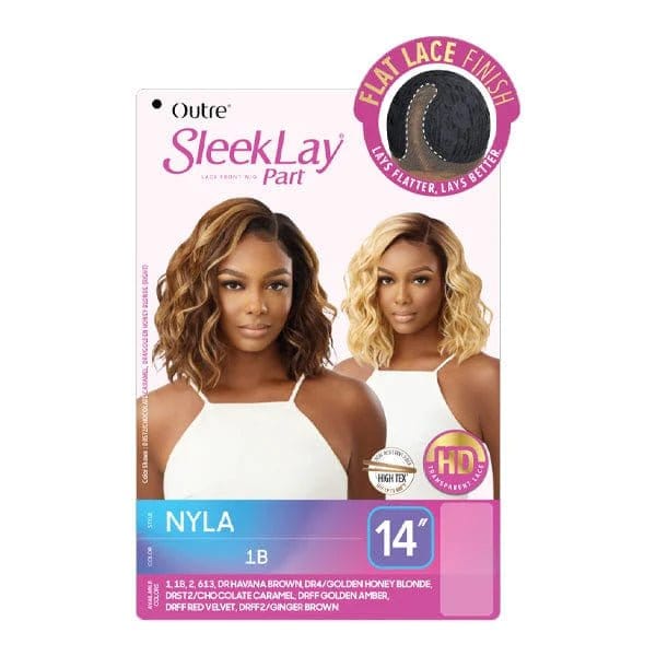 Outre Synthetic Sleeklay Part HD Lace Front Wig - NYLA - Image 5