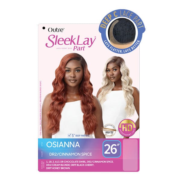 Outre Synthetic Sleeklay Part HD Lace Front Wig - OSIANNA - Image 5