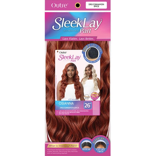Outre Synthetic Sleeklay Part HD Lace Front Wig - OSIANNA - Image 6