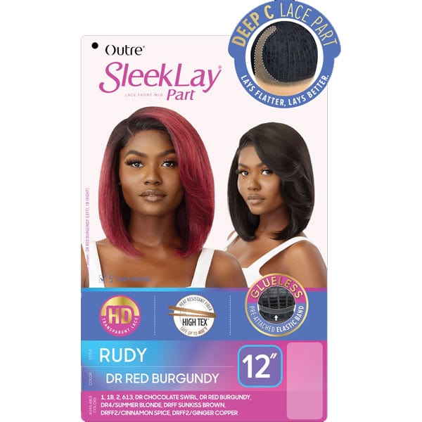 Outre Synthetic Sleeklay Part HD Lace Front Wig - RUDY - Image 5