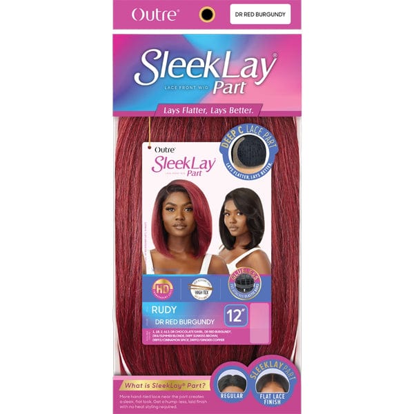Outre Synthetic Sleeklay Part HD Lace Front Wig - RUDY - Image 6