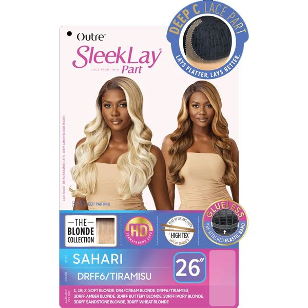 Outre Synthetic Sleeklay Part HD Lace Front Wig - SAHARI - Image 5
