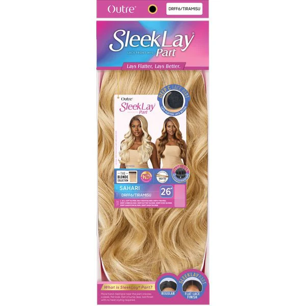 Outre Synthetic Sleeklay Part HD Lace Front Wig - SAHARI - Image 6