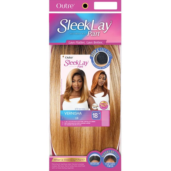 Outre Synthetic Sleeklay Part HD Lace Front Wig -  VERNISHA - Image 5
