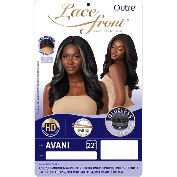Outre Synthetic Swiss HD Lace Front Wig - AVANI - Image 5