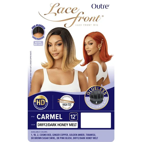 Outre Synthetic Swiss HD Lace Front Wig - CARMEL - Image 5