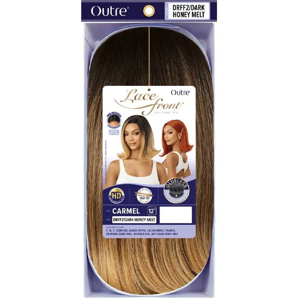Outre Synthetic Swiss HD Lace Front Wig - CARMEL - Image 6
