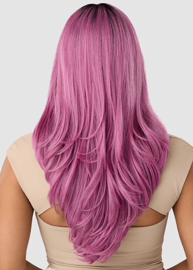 Outre Synthetic Swiss HD Lace Front Wig - CASTINE - Image 4