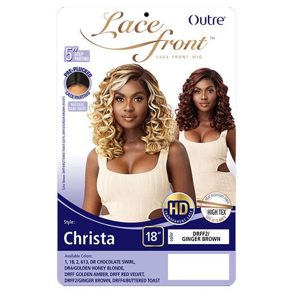 Outre Synthetic Swiss HD Lace Front Wig - CHRISTA - Image 6