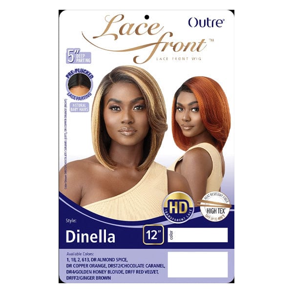 Outre Synthetic Swiss HD Lace Front Wig - DINELLA - Image 5