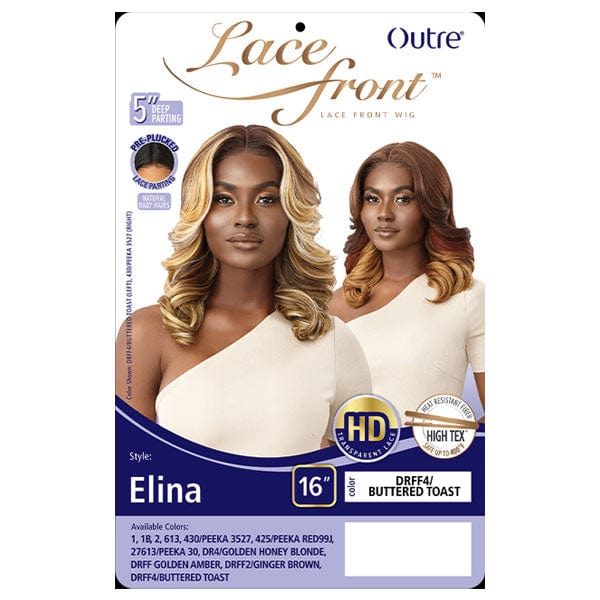 Outre Synthetic Swiss HD Lace Front Wig - ELINA - Image 5