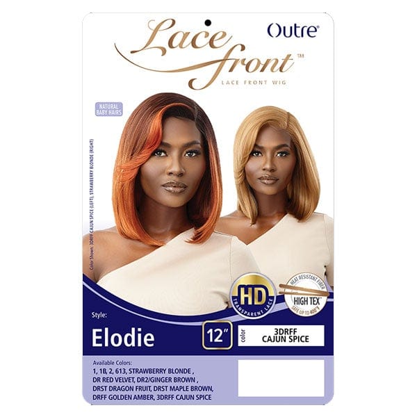 Outre Synthetic Swiss HD Lace Front Wig - ELODIE - Image 5