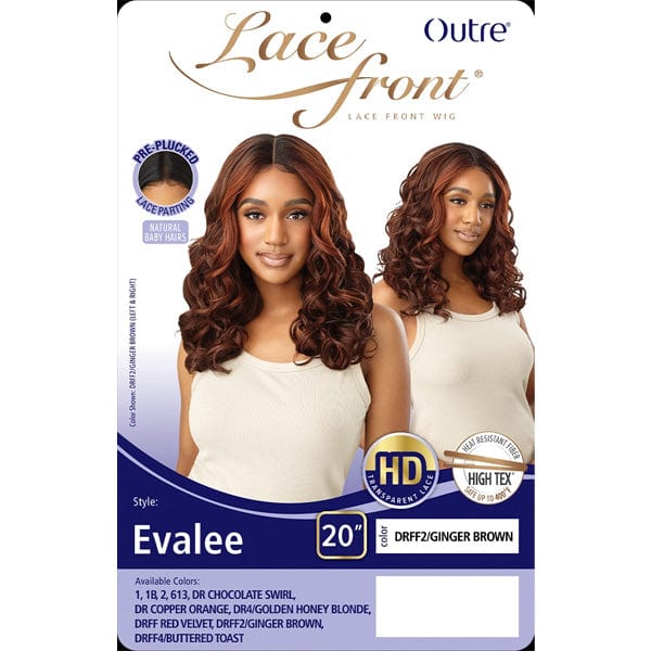 Outre Synthetic Swiss HD Lace Front Wig - EVALEE - Image 5