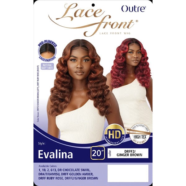 Outre Synthetic Swiss HD Lace Front Wig - EVALINA - Image 5