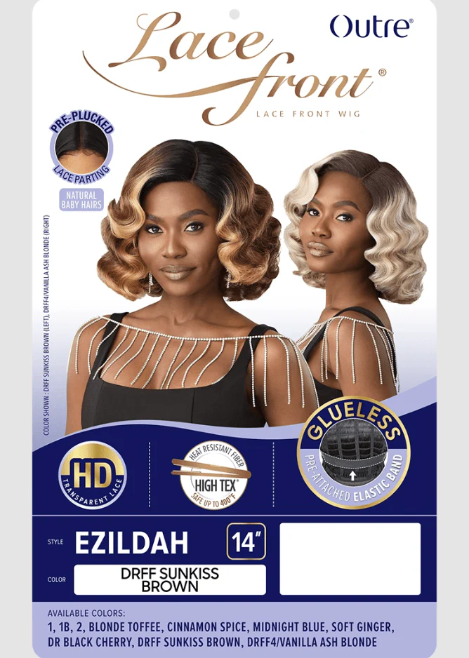 Outre Synthetic Swiss HD Lace Front Wig - EZILDAH - Image 5