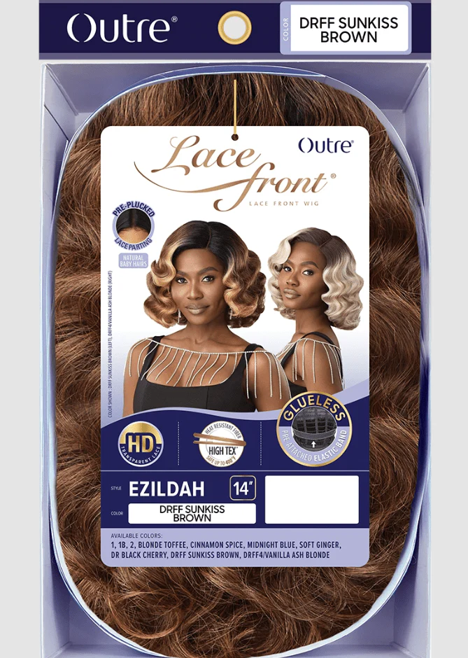 Outre Synthetic Swiss HD Lace Front Wig - EZILDAH - Image 6