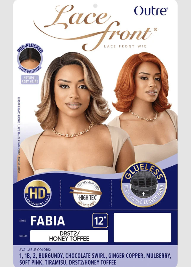 Outre Synthetic Swiss HD Lace Front Wig - FABIA - Image 5