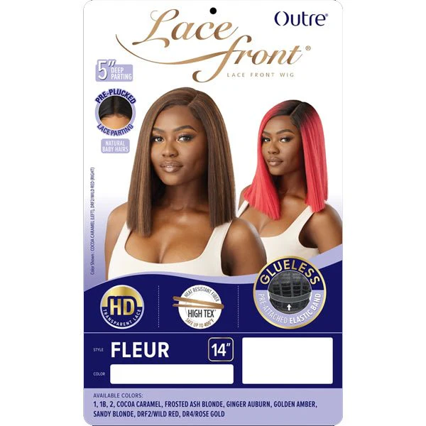 Outre Synthetic Swiss HD Lace Front Wig - FLEUR - Image 5