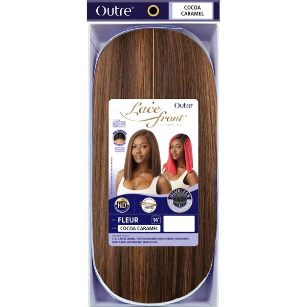 Outre Synthetic Swiss HD Lace Front Wig - FLEUR - Image 6