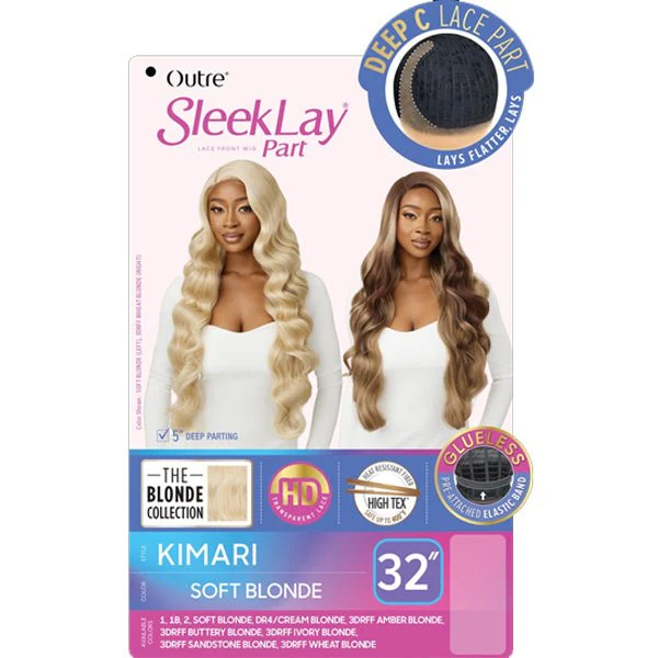Outre Synthetic Sleeklay Part HD Lace Front Wig - KIMARI - Image 5