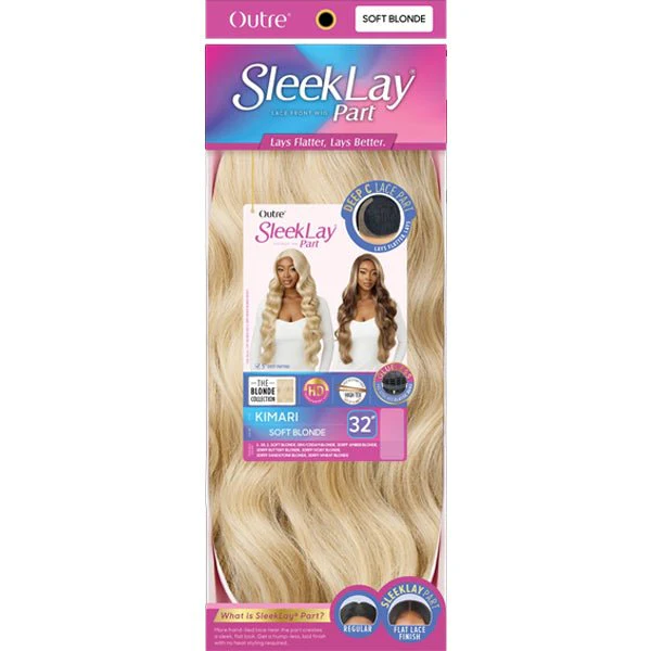 Outre Synthetic Sleeklay Part HD Lace Front Wig - KIMARI - Image 6