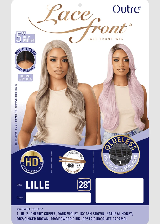 Outre Synthetic Swiss HD Lace Front Wig - LILLE - Image 5