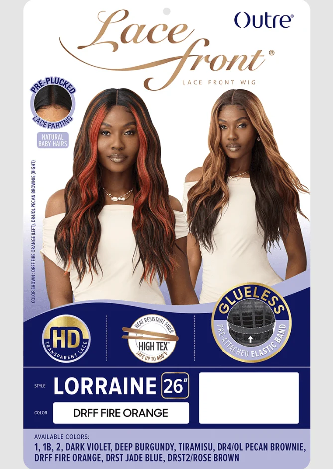 Outre Synthetic Swiss HD Lace Front Wig - LORRAINE - Image 5