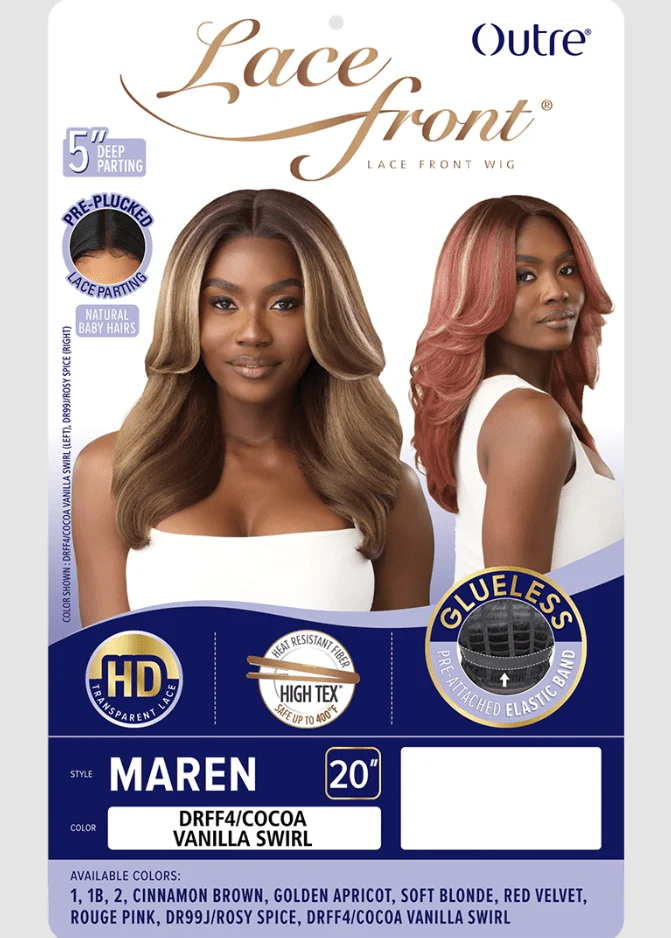 Outre Synthetic Swiss HD Lace Front Wig - MAREN - Image 5