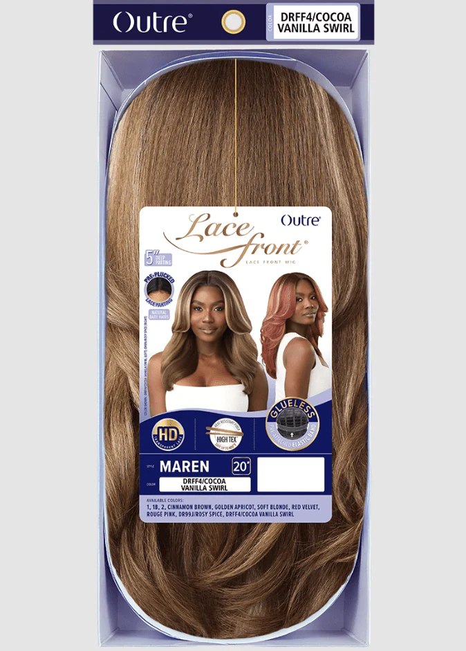 Outre Synthetic Swiss HD Lace Front Wig - MAREN - Image 6